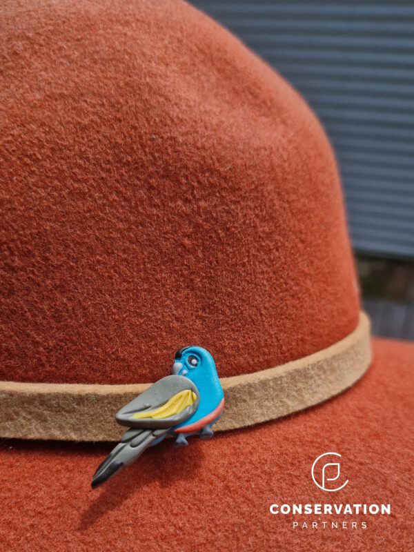 Golden-shouldered Parrot Pin